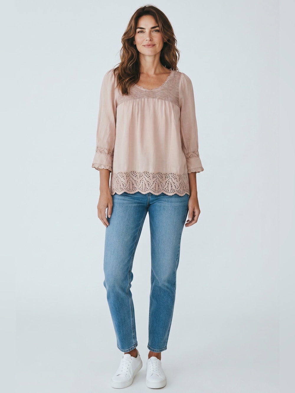Paul & Joe Sister 3/4 Sleeve Blouse // Taupe // 1 (Small)